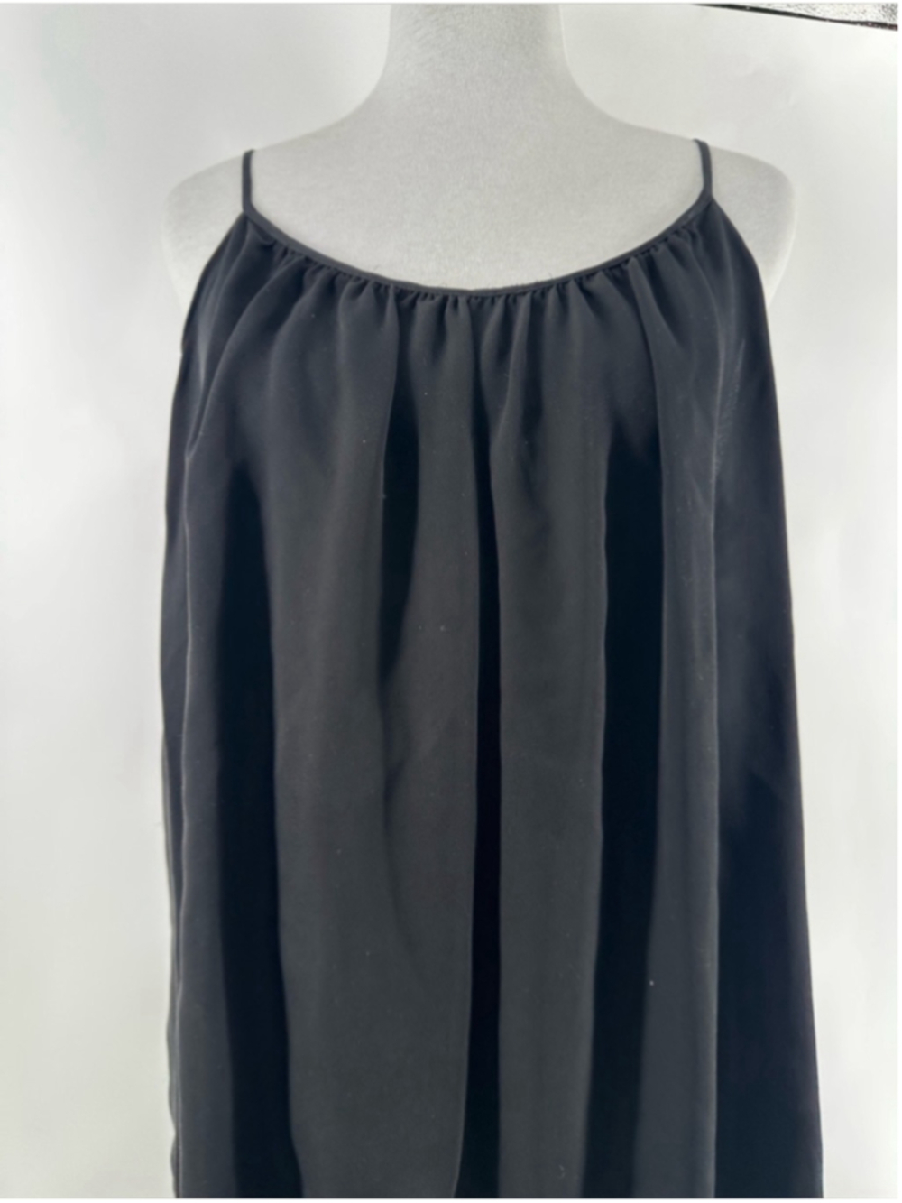 Aritzia Babaton silk tank top flowy y2k comfort elegance classic black sz sm - Picture 8 of 15